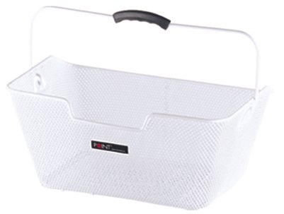  Point / 05107500 Panier vélo Arrière Blanc 40 x 28 x 18 cm