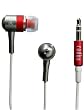 Radius Tru-Tune Ultra-light Aluminum Earbuds W/ Noise Isolation, iPhone Compatible - Color Red