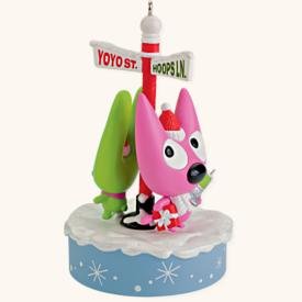 #!Cheap Hallmark 2008 Ornament HOOPS and YOYO Cell-ebrating Christmas