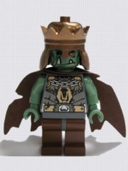 Troll King with Copper Crown~ Lego Castle Minifigure ~ 7097