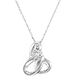 Inspirational Blessings Sterling Silver Rock a Bye Sweet Baby Necklace
