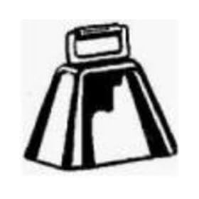Bevin Bros Mfg Co 3-1/2'H Cow Bell 10Ld Bells