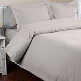 Royal Hotel Solid Flannel Duvet Set , King, Ivory