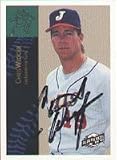 Chris Widger, Jacksonville Suns - Mariners Affiliate, 1994 Fleer Excel Autographed Card