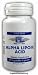 Alpha Lipoic Acid (ALA) by Progressive Labs (100mg - 60 Capsules)