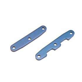Alum Front & Rear Bulkhead Tie Bars, Blue:Slash4x4
