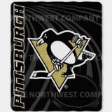 Pittsburgh Penguins Lightweight Rolled Throw Blanket