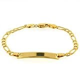 14K Gold Children's Identification Bracelet 5.5