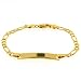 14K Gold Children's Identification Bracelet 5.5"