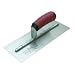 MARSHALLTOWN The Premier Line 701SD 11-Inch by 4-1/2-Inch Notched Trowel V with Curved DuraSoft Handle