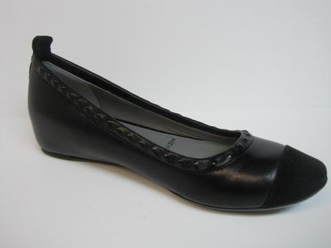 Costume National suede toe black flat shoe 36
