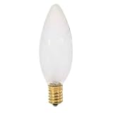 Bulbrite 401425 - 25CTF/E14 - 25 Watt Frosted Incandescent Torpedo Light Bulb, E14 Base (European)