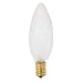 Bulbrite 401440 - 40CTF/E14 - 40 Watt Frosted Incandescent Torpedo Light Bulb, E14 Base (European)