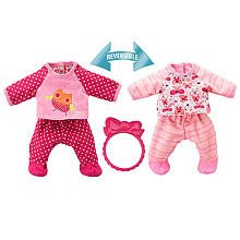 Baby Alive Sleepy Time Reversible PJs Medium (fits Whoopsie Doo, changing Time Baby, Baby's New Teeth, Better Now Baby, Wets and Wiggles, and Baby All Gone)