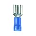 Panduit DNF14-250-C Female Disconnect, Nylon Barrel Insulated, Funnel Entry, 16 - 14 AWG Wire Range, Blue, 0.250 x 0.032" Tab Size, 0.162" Max Insulation, 0.29" Width, 0.12" Height, 0.83" Length (Pack of 100)
