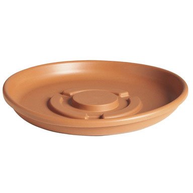 Fiskars 20-61122 22-Inch Rolled Rim Tray, Clay