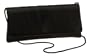 La Regale Large Gathered Satin Clutch