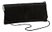 La Regale Large Gathered Satin Clutch