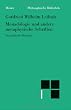 Monadologie und andere metaphysische Schriften / Discours de m�taphysique; La monadologie; Principes de la nature et de la gr�ce fond�s en raison