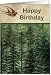 Forest for the Trees Happy Birthday Card