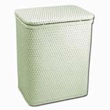 Wicker Hamper - with Interior Bag - Herbal Green