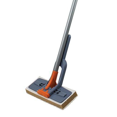 Casabella XL Butterfly Microfiber Squeeze Mop, Graphite and Orange Home