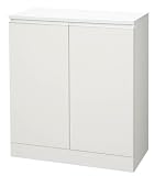 オークス リビングボード 扉タイプ LBS81W 木目ホワイト