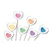 2-Tone Heart Twinkle Pops, 120 ct. Assorted 6 Flavors Image