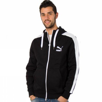 PUMA Herren Sweatjacke Full Zip Hooded, black, S, 558415 01 Preisvergleich