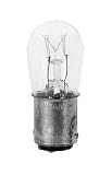 6 Watt S6 Miniature Light Bulb / DC Bayonet Base, S-6 Shape / 24 Volts / 6S6
