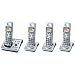Panasonic Dect 6.0 Series 4 Handset Cordless Phone System with Answering System (KX-TG1034S)