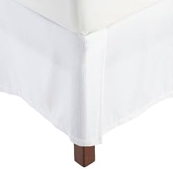 Tommy Hilfiger, White Ithaca Collection, Ottoman Bedskirt, Queen