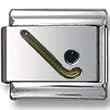 Hockey Stick Italian Charm