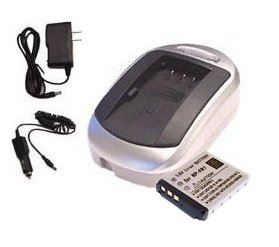 Hitech - Sony NP-FR1 Equivalent Battery and Travel Charger Set