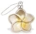 Glass Hawaiian Plumeria Flower Ornament