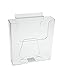 Source One Slotwall/Slatwall Clear Brochure Holder (1 Pack, 6 Inch)