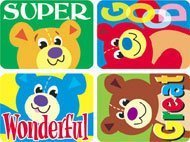 315fuYyaf9L APPLAUSE STICKERS TEDDY BEARS