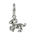 SilberDream Charm zodiac sign Aries, 925 Sterling Silver Charms Pendant with Lobster Clasp for Charms Bracelet, Necklace or Earring FC7104