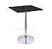 36" 214 Chrome Table with 30" x 30" Square Top