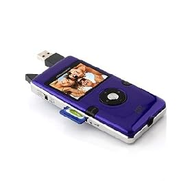 Coby Snapp HD Camcorder with 2-inch LCD Electronic Viewfinder and 720p HD Resolution Purple