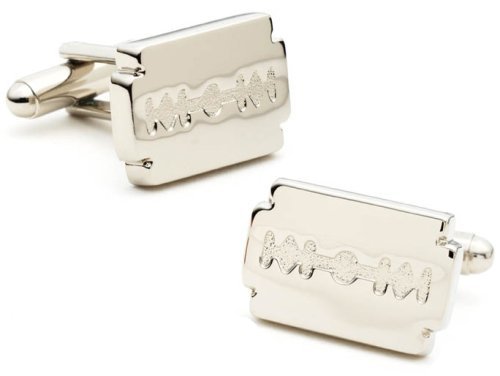 Razor Blade Barber Cufflinks Cuff Links