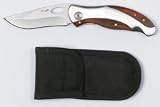 Maxam Liner Lock Knife w/ Wood Accents