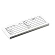 Post-it� Notes, Original Pad, FaxNote, 1-1/2 Inches x 4 Inches, White, Recycled, 12 Pads per Pack