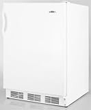 Summit AL650BIX Built-In Compact Refrigerator with Adjustable Wire Shelves, ....