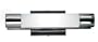 Kenroy Home 90826CH Tubo 1-Light Vanity with Opal Acrylic Diffuser Shade, Chrome, Small