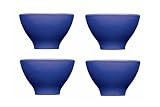 Emile Henry Japanese Cups, Set of 4, Azur