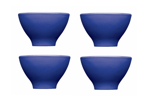 Emile Henry Japanese Cups, Set of 4, Azur