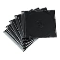 CD H&uuml;lle, H&uuml;llen Slimline Case f&uuml;r 1 Disc, Tray schwarz - 100 St&uuml;ck