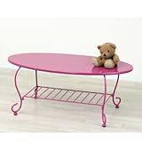 クロシオ 鏡面オーバルテーブル(ピンク) 41121(クロシオ)