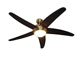 Deckenventilator - Melton Messing inkl. Fernbedienung